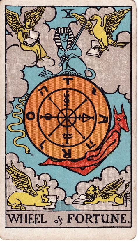 La Rueda de la Fortuna en el Tarot de Marsella